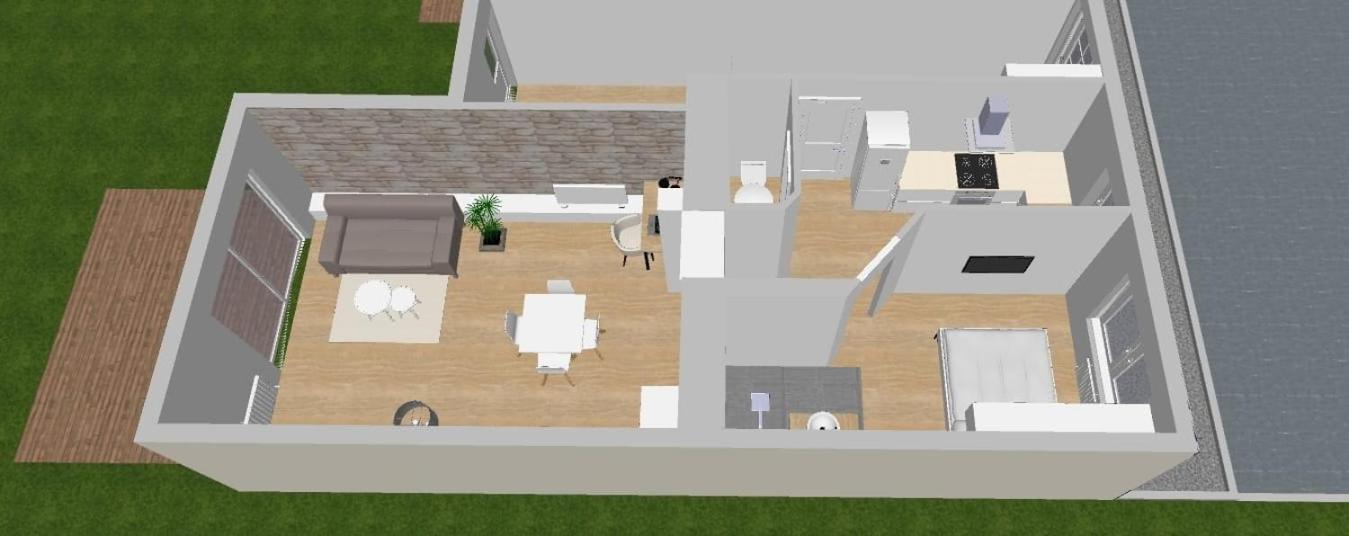 Le P'Tit Boheme, Terrasse Privative. Apartment Ланестер Екстериор снимка